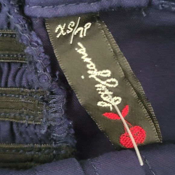 New without Tags FOXY JEANS Navy Blue Nautical Style Strapless Mini Dress - Picture 5 of 5